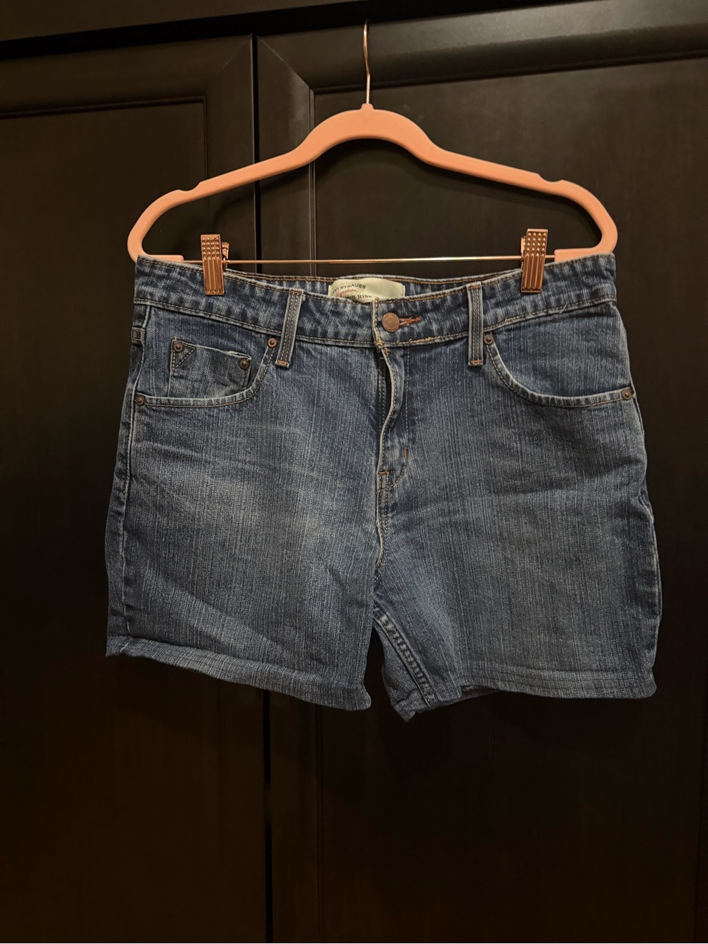 Levi's Medium Blue Denim Women's Jean Shorts